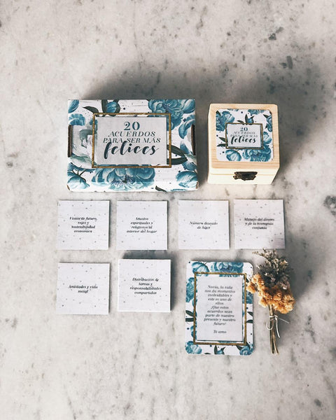 Kit 20 razones para fortalecer tu matrimonio personalizado